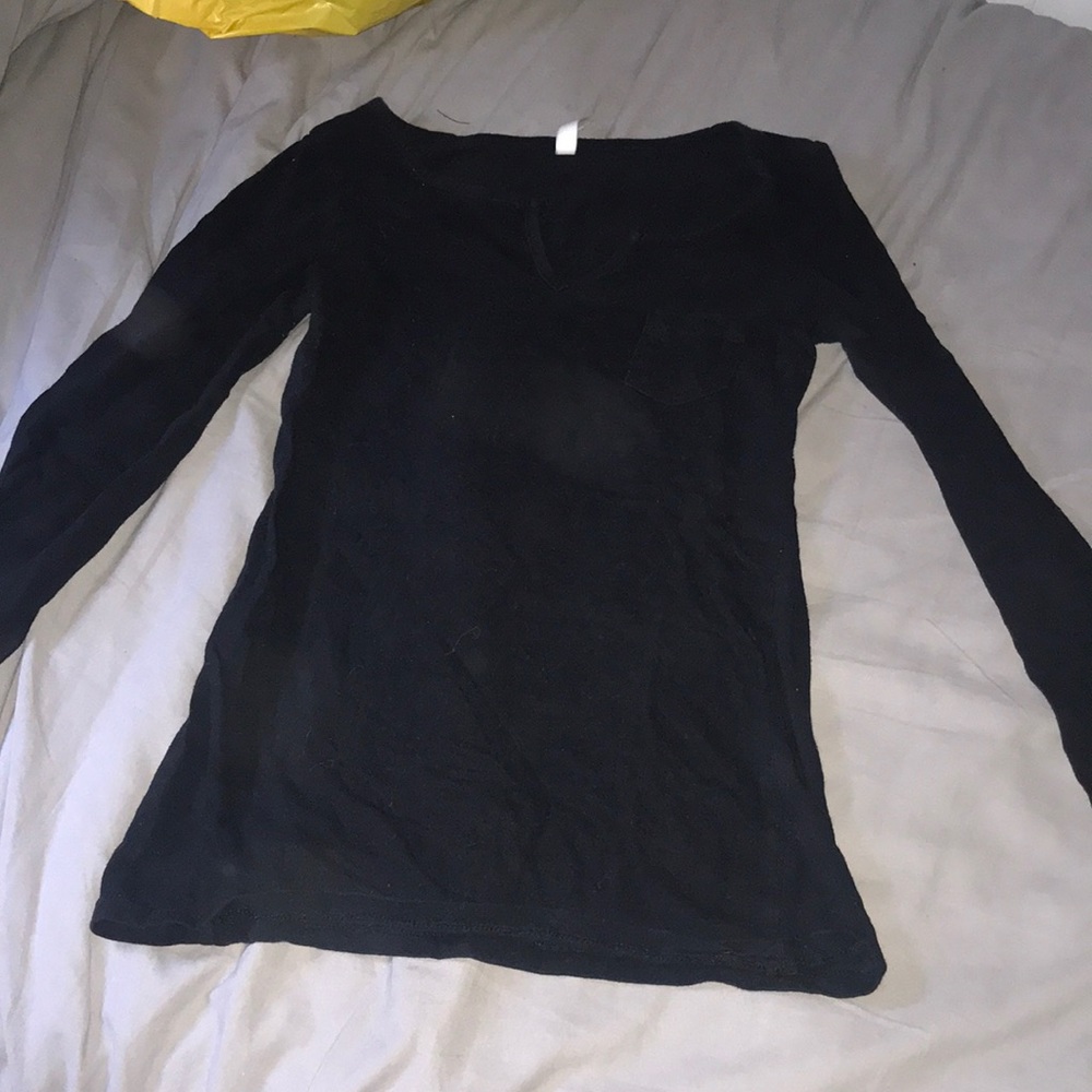 Black long sleeve shirt